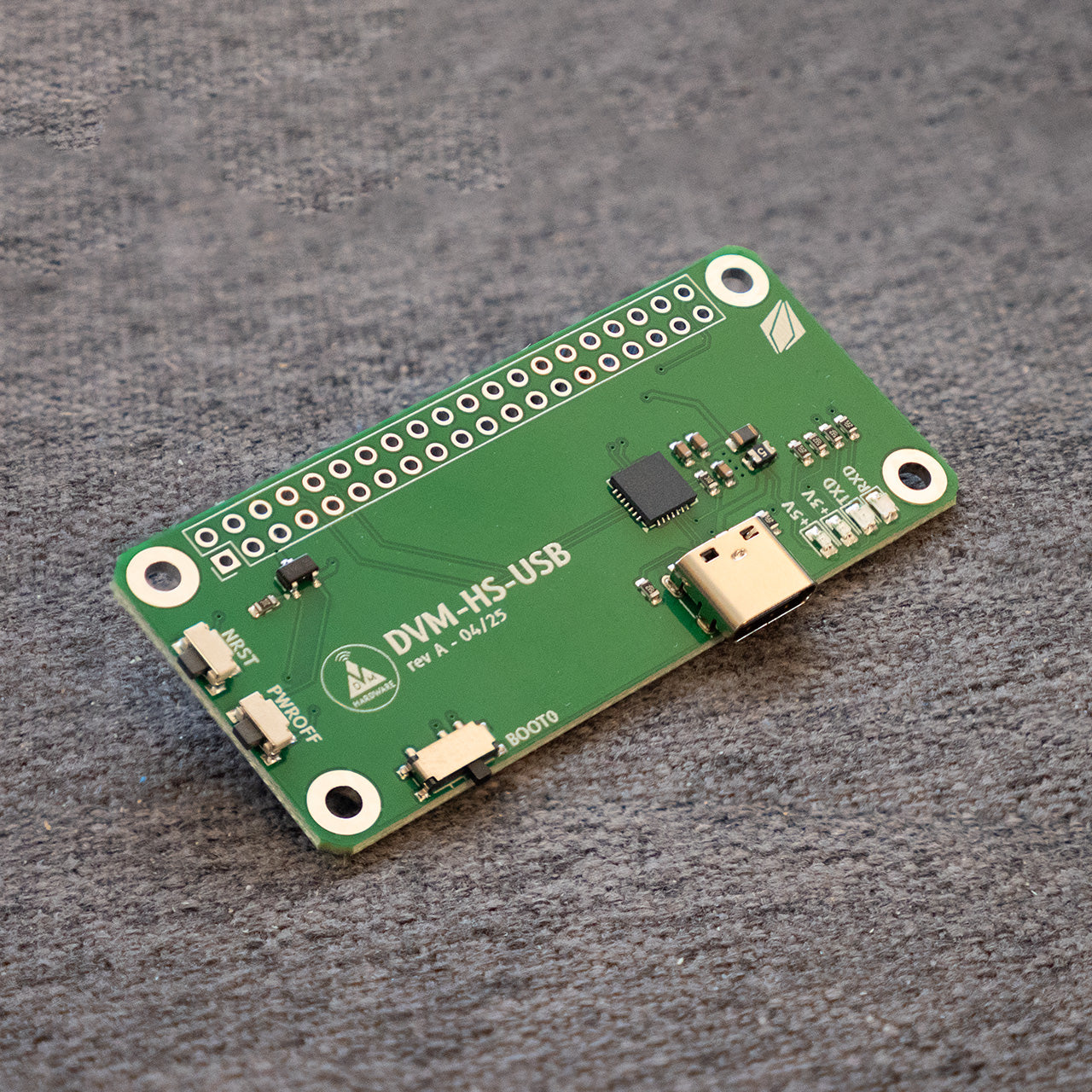 DVM-HS-USB Hotspot USB-C Serial Adapter for MMDVM Hotspot Hats
