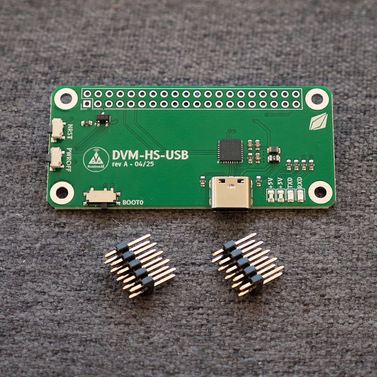 DVM-HS-USB Hotspot USB-C Serial Adapter for MMDVM Hotspot Hats