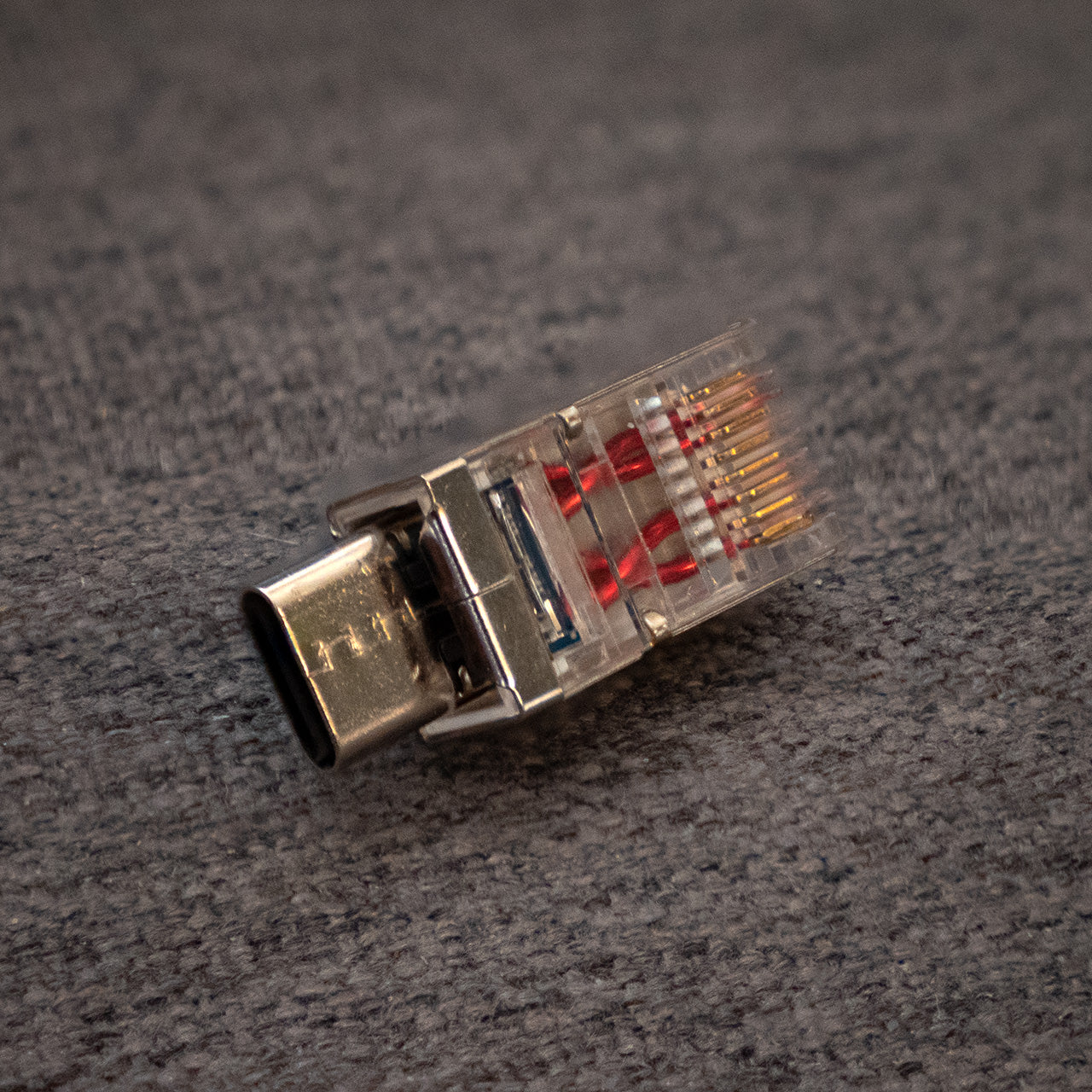 NXVM-USB-C Kenwood/Viking RJ45 to USB-C Adapter