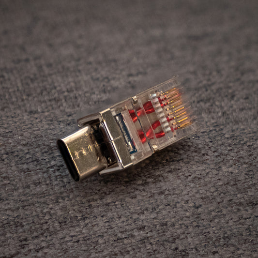 NXVM-USB-C Kenwood/Viking RJ45 to USB-C Adapter