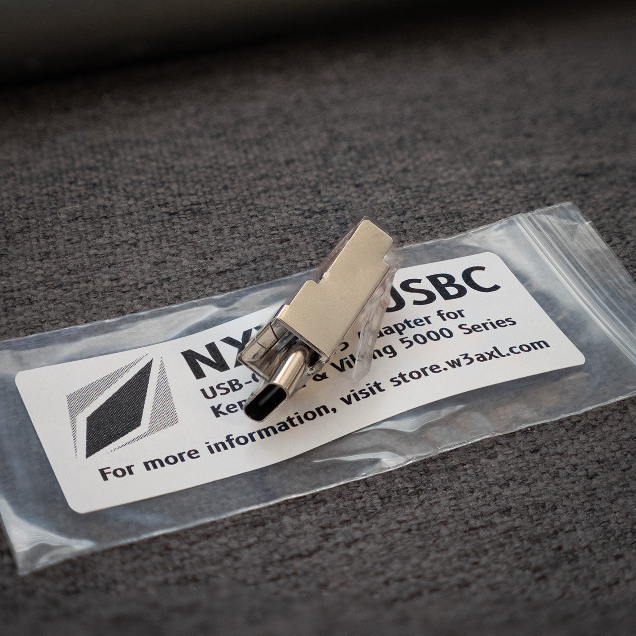 NXVM-USB-C Kenwood/Viking RJ45 to USB-C Adapter